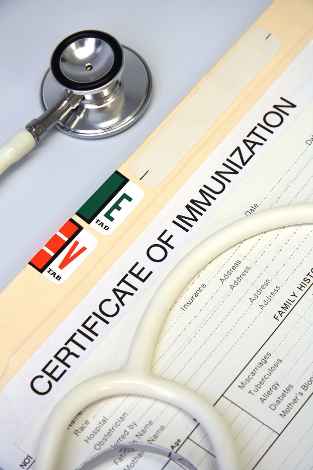 Immunization Certificate 1