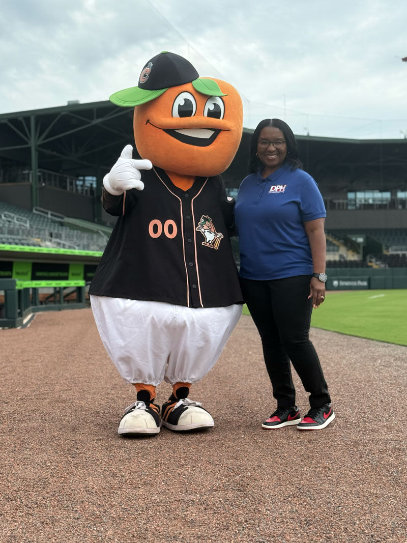 fuzzy mascot